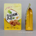 Custom Printed Plastic Resealable Gusset Peanuts Food Packaging Bag